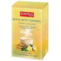 Impra Detox with Tumeric, Herbal Tea, 1. 3g /20ct/26 g (1 pack)