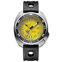 Steeldive SD1974T Yellow Dial Luminous Black Cermaic Bezel 200M Waterproof NH35 Automatic Dive Watch for Men