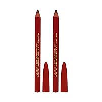 Maybelline Expert Twin Eye and Brow Pencils - Dark Brown - 0.16 Ounce (Pack of 2)