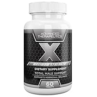 X Male Testosterone Booster for Men Increase Muscle and Inches Where Women Want. Fat Burner for Men Boost Bedroom Performance, Burns Pure Belly Fat as an Added Bonus. All in one Men’s Supplement