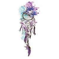 5 pcs Waterproof And Durable Temporary Tattoo Small Fresh Hand-Painted Dream Catcher Personality Arm Back Neck Collarbone Temporary Tattoo