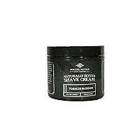MNSC Tobacco Blossom Naturally Better Shave Cream - Smooth Shave, Hypoallergenic Sensitive Skin Formula, Softer Skin, Prevent Nicks, Cuts, & Razor Burn, Handcrafted in USA, All-Natural, Plant-Derived
