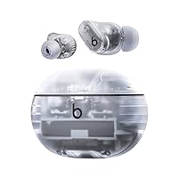 Beats Studio Buds + | True Wireless Noise Cancelling Earbuds, Enhanced Apple & Android Compatibility, Built-in Microphone, Sweat Resistant Bluetooth Headphones, Spatial Audio - Transparent