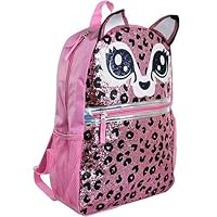 UPD Cheetah Super Glitter16 Backpack, Pink, Large (59172)