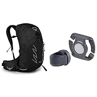 Osprey Talon 22l Men's Hiking Backpack with Hipbelt, Stealth Black, Large/X-Large
