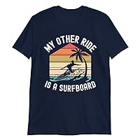 Surfing Surfboard Vintage Classic Retro Surfboarder Surfer T-Shirt Short-Sleeve Unisex T-Shirt