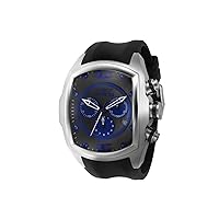 Invicta Men's Lupah 47mm Silicone Quartz Watch, Black (Model: 43637)