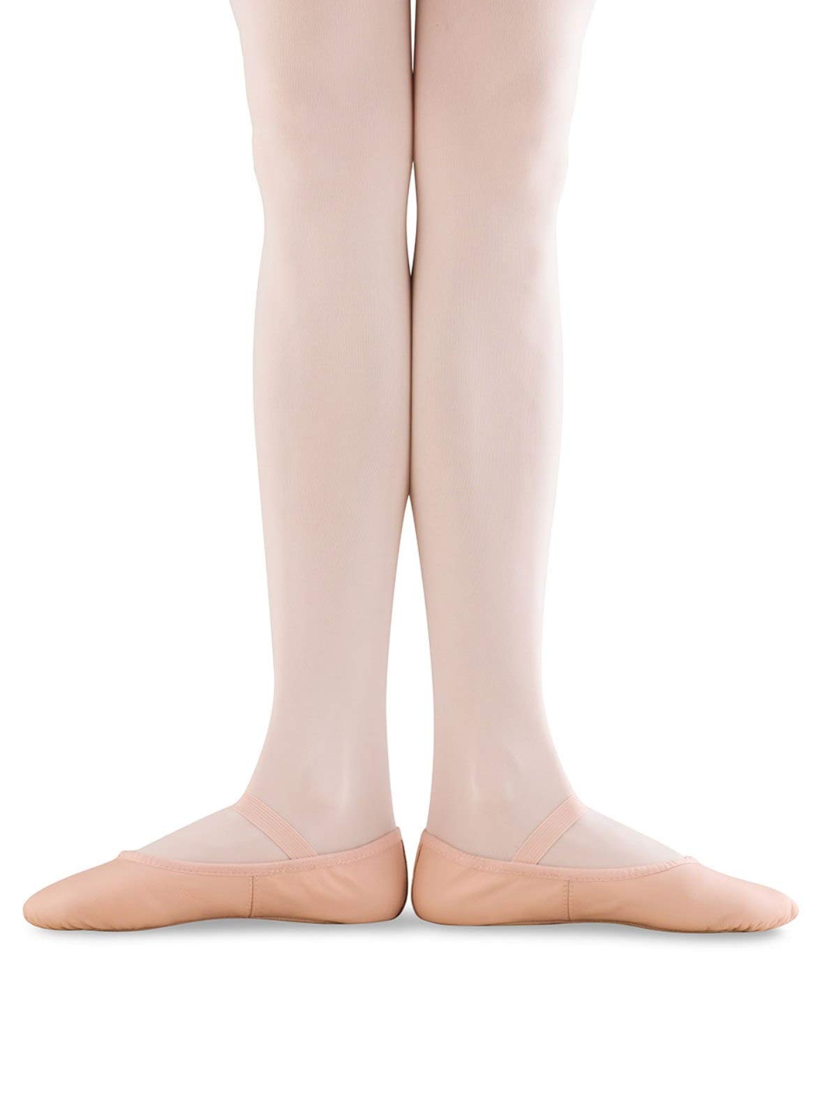 Bloch Dance Girl's Dansoft Full Sole Leather Ballet Slipper/Shoe, Pink, 1 Narrow Little Kid