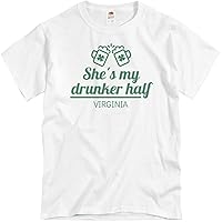 Irish She's My Drunker Half Virginia: Unisex T-Shirt