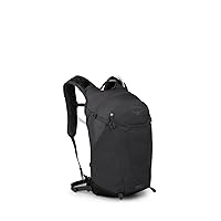 Osprey Sportlite 20L Unisex Hiking Backpack with Hydraulics Reservoir, Dark Charcoal Grey