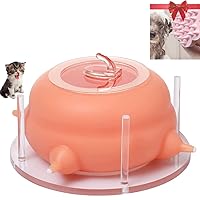Miracle Nipple Puppy Feeder for Multiple Puppies - Perfect Milk Replacement Formula for Newborn Pups and Kittens,4 Nipples - Free Pet Bathing Brush