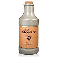 Monin - Gourmet Caramel Sauce, Rich and Buttery, Great for Desserts, Coffee, and Snacks, Gluten-Free, Non-GMO (64 Ounce)