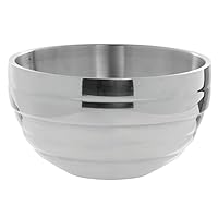 Vollrath Double Wall Round Insulated Beehive Serving Bowl (6.9-Quart, Stainless Steel)