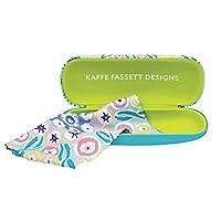 Kaffe Fassett Glasses Case, One Size, Blue