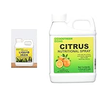Southern Ag Chelated Liquid Iron, 16 OZ & Chelated Citrus Nutritional Spray, 16 OZ