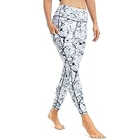 Women's Flare Yoga Pants with Pockets-V Crossover High Waisted Bootcut Yoga Leggings-Flare Workout Gym Leggings