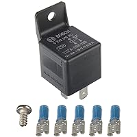BOSCH 0332019801 Normal Open Mini Relay - 5 Pins, 12 V, 30 A - Single