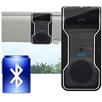BMR Bluetooth Visor Handsfree Speakerphone Car kit for iPhone, Samsung, HTC and All Other Cellphones