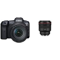 Canon EOS R5 Full-Frame Mirrorless Camera w/ RF24-105mm F4 L is USM Lens Kit - 8K Video, 45 Megapixel Full-Frame CMOS Sensor, DIGIC X Image Processor, Up to 12 fps Mechanical Shutter (Body + Lens)