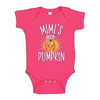 Mimi's Little Pumpkin Baby One Piece Or Toddler T-Shirt Cute Autumn Halloween Thanksgiving Baby Clothes