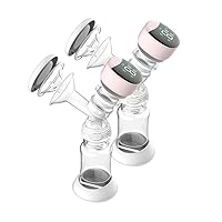 Electric Breast Pump Automatic Massage Silent Breast Pump with 4 Modes & 12 Levels, Pain Free Strong Suction Power Touch Panel Rechargeable for Travel & Home (2)