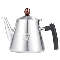 1.2L Tea Kettle Stovetop?Stainless Steel Whistling Tea Pot,Hot Water Kettle Whistling?Stove Top Tea Maker(Matte)