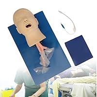 Airway Management Trainer Intubation Manikin Training Study Teaching Model Airway PVC Demo with Tubing for Intubation Training,Oral Nasal Intubation Manikin