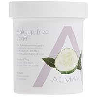 Almay Oil Free Gentle Eye Makeup Remover Pads , Oil Free Micellar, Hypoallergenic, Cruelty Free, Fragrance Free, Ophthalmologist Tested, 80 Pads ( Packaging May Vary )