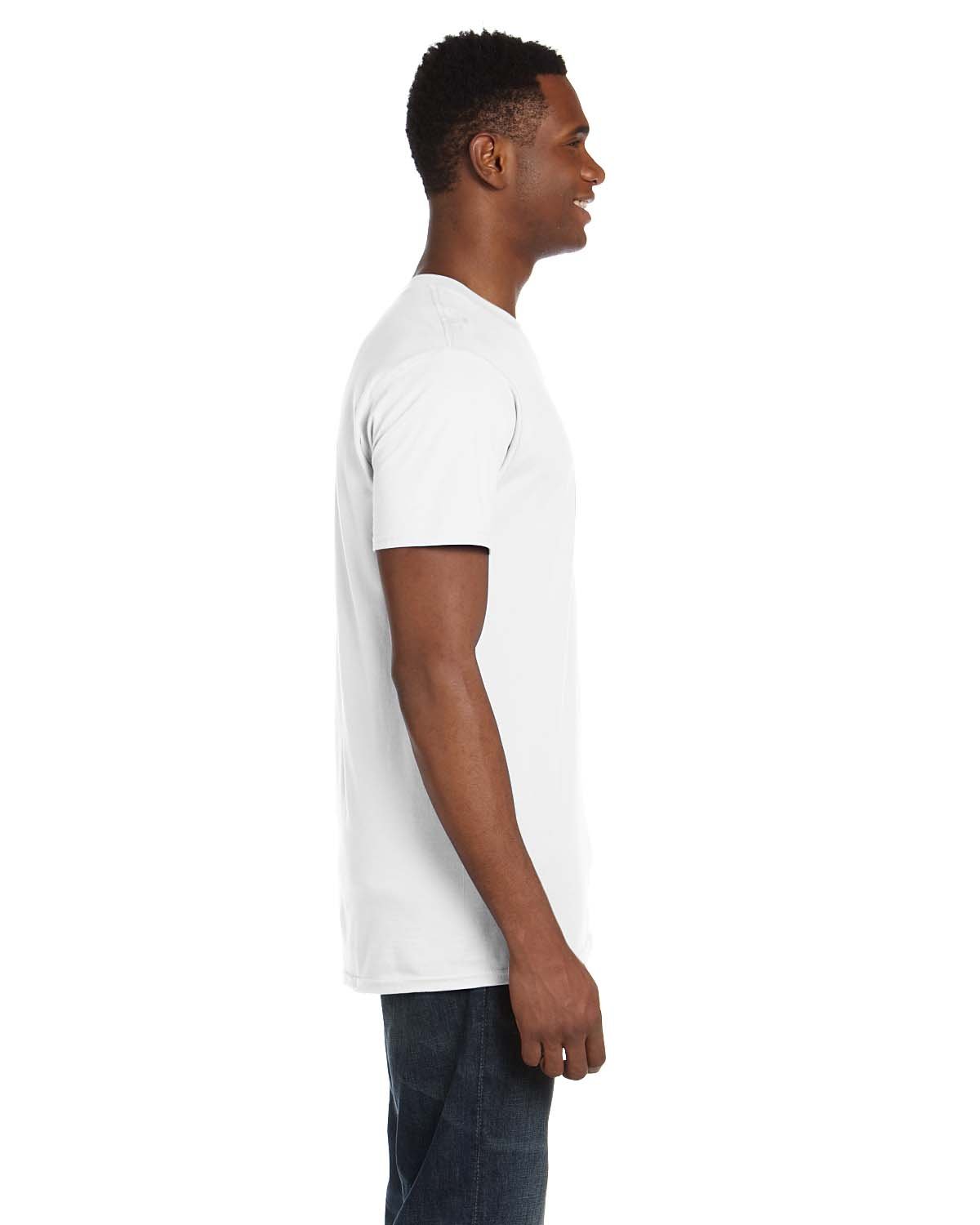 Hanes Men's Nano-T T-shirt, White 2XL(Tall)
