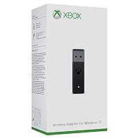 Microsoft Xbox Wireless Adapter for Windows 10 - Play Games Using Xbox Wireless Controller - Wireless Stereo Sound Support - Connects up to 8 Controllers at Once