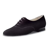 Ladies Practice Shoes Franca - Black Suede - Made in Italy