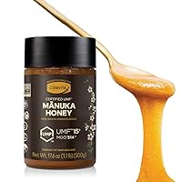 Comvita Manuka Honey (UMF 15+, MGO 514+) New Zealand’s 1 Manuka Brand Superfood for Gut & Immune Support Raw, Wild, Non-GMO 17.6 oz