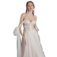 Lace Detachable Swag Sleeves Pearl Detachable Cap Sleeves Detachable Wedding Straps Beaded Bridal Straps Detachable
