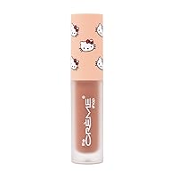 x Hello Kitty Kawaii Kiss Hydrating, Rejuvenating Lip Oil with Nourishing Jojoba, Vitamin E & Luxurious Jelly Formula - Peach-Flavored (Tinted)