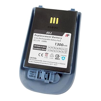 Artisan Power Ascom d62 high-Capacity Replacement Battery | Long-Lasting 1300mAh Lithium-ion Battery | Ascom D62, I62, 9d62| Rechargeable Cell for Extended Talk Time | Reliable Phone Battery