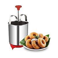 Stainless Steel Vada Maker Machine for Home & Donut Maker Machine, Crispy Medu Vada Maker, Dahi Vada Maker. (Pack Of 1)