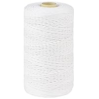 PerkHomy Cotton Butchers Twine String 1100 Feet 2mm Twine for Cooking Food Safe Crafts Bakers Kitchen Butcher Meat Turkey Sausage Roasting Gift Wrapping Gardening Crocheting Knitting