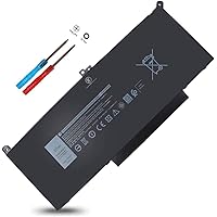60Wh F3YGT Laptop Battery Replacement for Dell Latitude 7480 7280 7490 E7480 E7280 E7490 7380 7390 7290 E7390 E7290 E7380 12 13 14 7000, DM3WC F3YGT-1 KG7VF 2X39G V4940 451-BBYE 453-BBCF 0DM3WC 0F3YGT