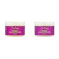 SheaMoisture Hand & Body Exfoliator SuperFruit Complex Exfoliating Scrub for Dry Skin with Shea Butter 12 oz (Pack of 2)