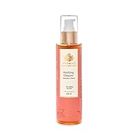 Purifying Cleanser for Women with Lavender, Witch Hazel, and Olive Leaf – Perfect Facial Cleanser for Removing Makeup, Dirt, and Excess Oil (200ML/1 Bottle)