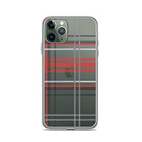 Transparent Plaid Clear iPhone Case iPhone Cover Protector Protects Phone Wireless Compatible Phone Case iPhone 6, 7, 8, X, iPhone 11