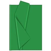 Bouiexye 60 Sheets Green Tissue Paper Christmas Tissue Paper Bulk Gift Wrapping for DIY Art Craft Floral Birthday Christmas Holiday Valentine's Party （ 20 x 14.5 inches/51x37cm）