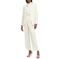 Women's One Button Jacket & Pants Suit Daily Casual Party Work Lady Tuxedos Two-Piece