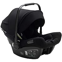 Bugaboo Turtle Air by Nuna Car Seat + Base - Compatible with Bugaboo Fox, Lynx, Donkey Bee and Ant Strollers - Fits Infants 4 to 32 Pounds - Lightweight Car Seat - Black