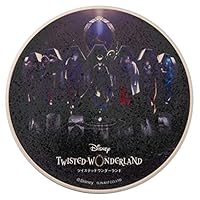 Disney Twisted Wonderland SAN3429-2 Absorbent Coaster, Diameter 3.5 inches (9 cm)