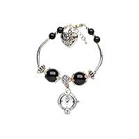 Eton Ladies Charm Watch 2893-0 with Black Beads