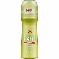 Ban Anti-Perspirant Deodorant Original Roll-On Regular 3.50 oz (Pack of 10)