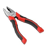 DNA Motoring TOOLS-00067 7 inch Pliers - 0.5 in. Durable Jaws Linesman Pliers w/Milled Teeth, Hot-Riveted Joint