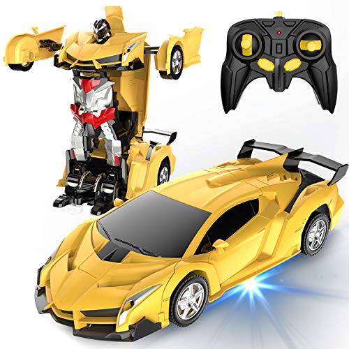 Mua Desuccus Remote Control Car, Transform Robot RC Cars for Kids Toys,   1:18 Scale Racing Car with One-Button Deformation, 360°Drifting,  Christmas Birthday Gifts for Boys Girls trên Amazon Mỹ chính hãng