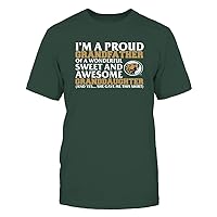 FanPrint Bemidji State Beavers - I'm A Proud Grandfather of an Awesome Granddaughter T-Shirt